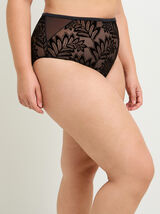 FANTINE CULOTTE TAILLE HAUTE GRANDE TAILLE NOIR