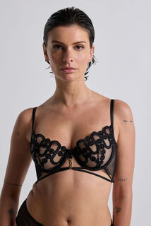 AGNES SOUTIEN-GORGE CORBEILLE NOIR