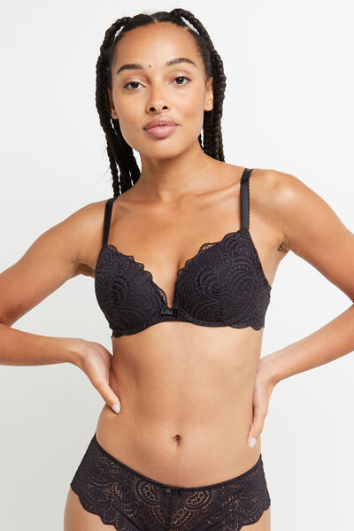 SOUTIEN-GORGE PUSH NOIR