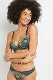 BETSY SOUTIEN-GORGE AMPLIFORME PLONGEANT VERT FONCE
