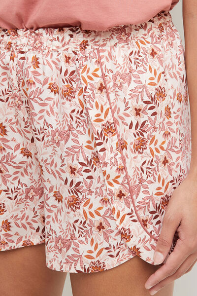 CAJOU SHORT VISCOSE IVOIRE
