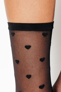 CAPRICE CHAUSSETTE VOILE 15 DENIERS NOIR