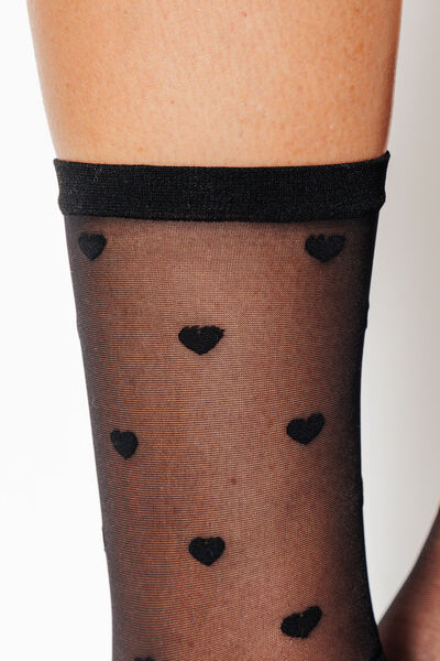 CHAUSSETTE VOILE 15 DENIERS NOIR