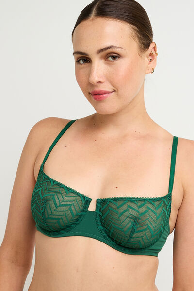 FANFAN SOUTIEN-GORGE CORBEILLE  VERT FONCE