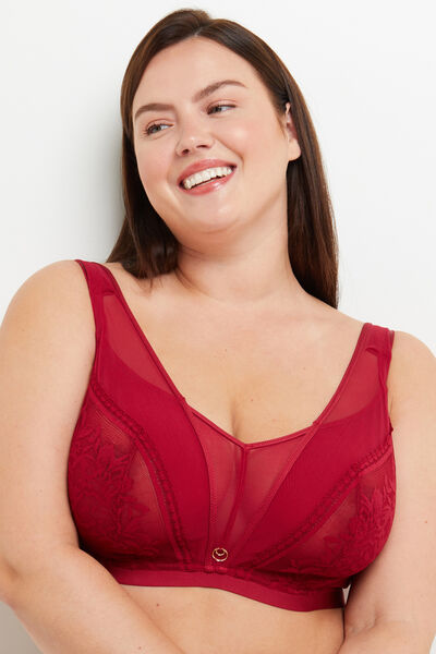 COLETTE+ SOUTIEN-GORGE SANS ARMATURES ROUGE