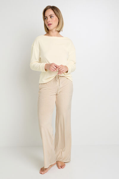 PANTALON DE PYJAMA MULTICO BLANC