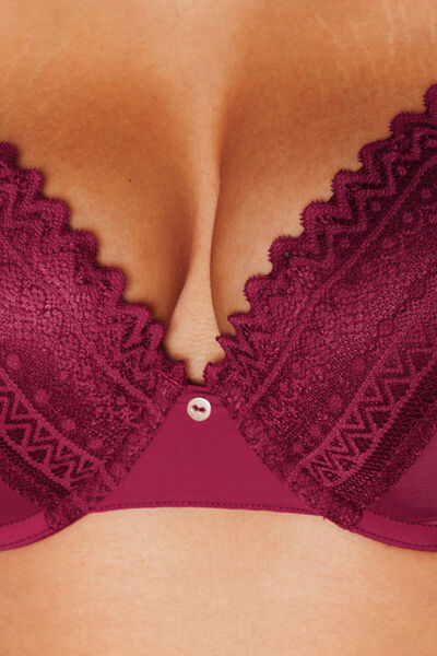 DOUCE SOUTIEN-GORGE AMPLIFORME BORDEAUX