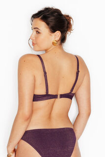 NESS Maillot de bain triangle PRUNE