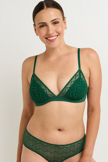 FANFAN SOUTIEN-GORGE SANS ARMATURE VERT FONCE