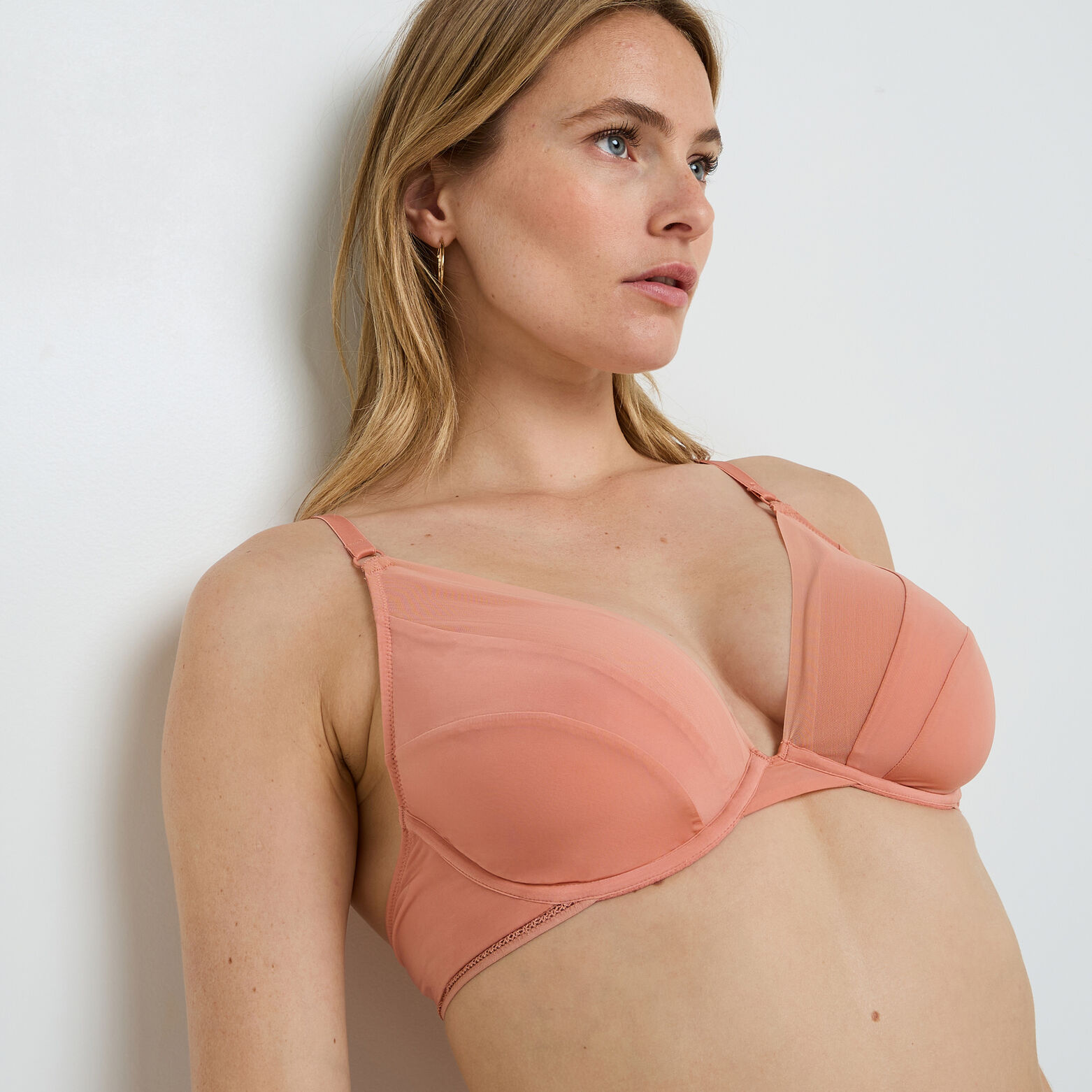 GINNY SOUTIEN-GORGE AMPLIFORME MICROFIBRE ROSE