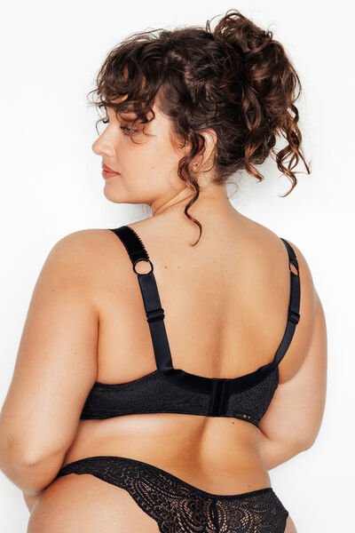 SOUTIEN-GORGE EMBOITANT DENTELLE NOIR
