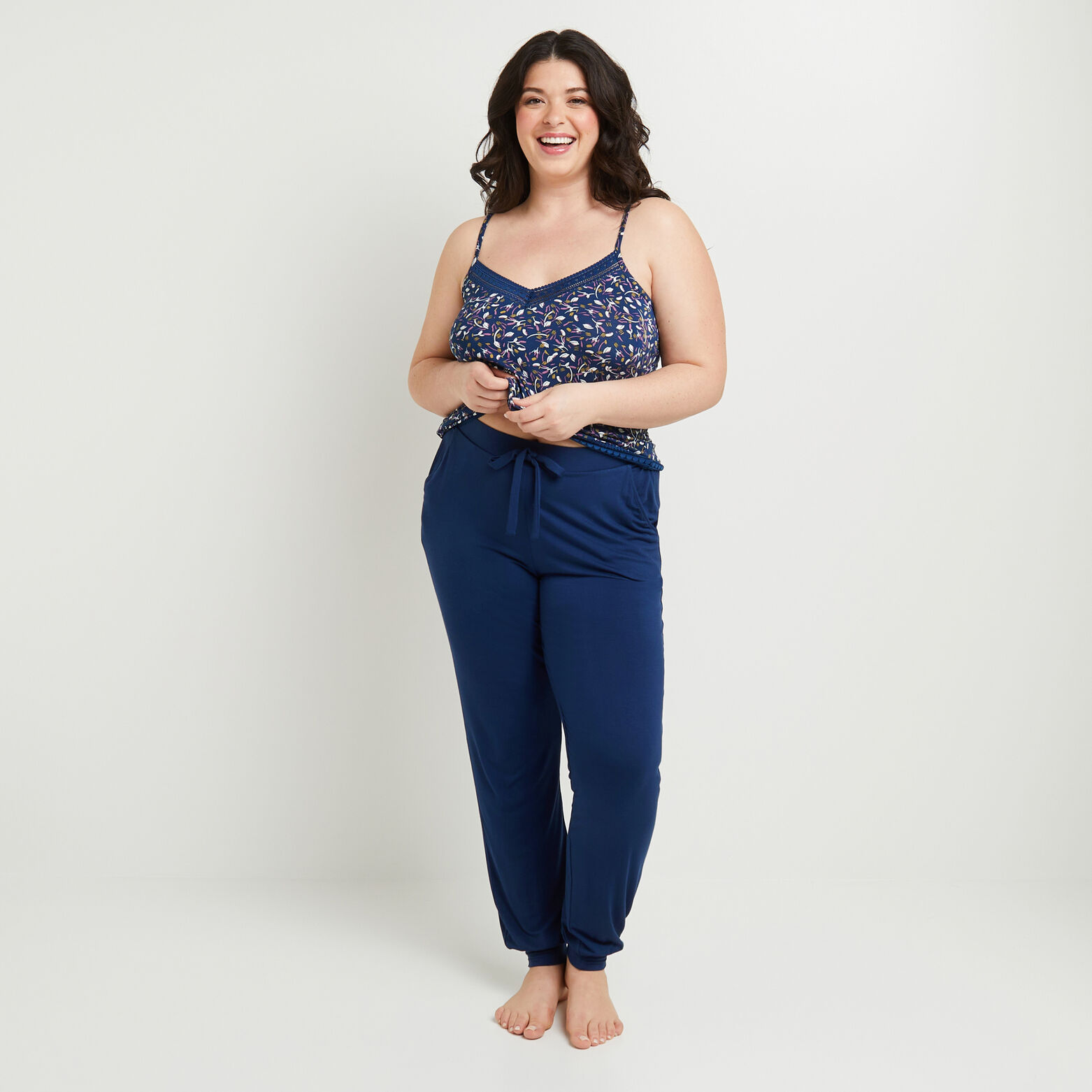 CAMILLE pantalon de pyjama MARINE