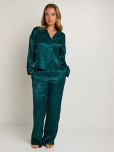 FRIMOUSSE PANTALON DE PYJAMA VERT FONCE