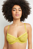 BELMA SOUTIEN-GORGE EMBOITANT DENTELLE JAUNE