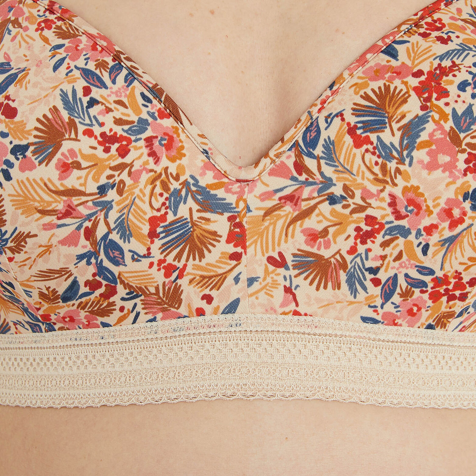 SALOME SOUTIEN-GORGE ALLAITEMENT IVOIRE/BLEU