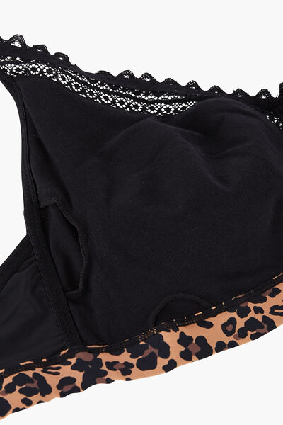 DOUCE Soutien-gorge Post opératoire Triangle MULTICO NOIR