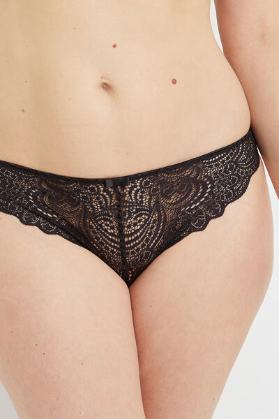 DENTELLE CULOTTE DENTELLE NOIR