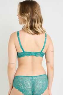 DENTELLE SOUTIEN-GORGE AMPLI FOULARD DENTELLE Vert clair