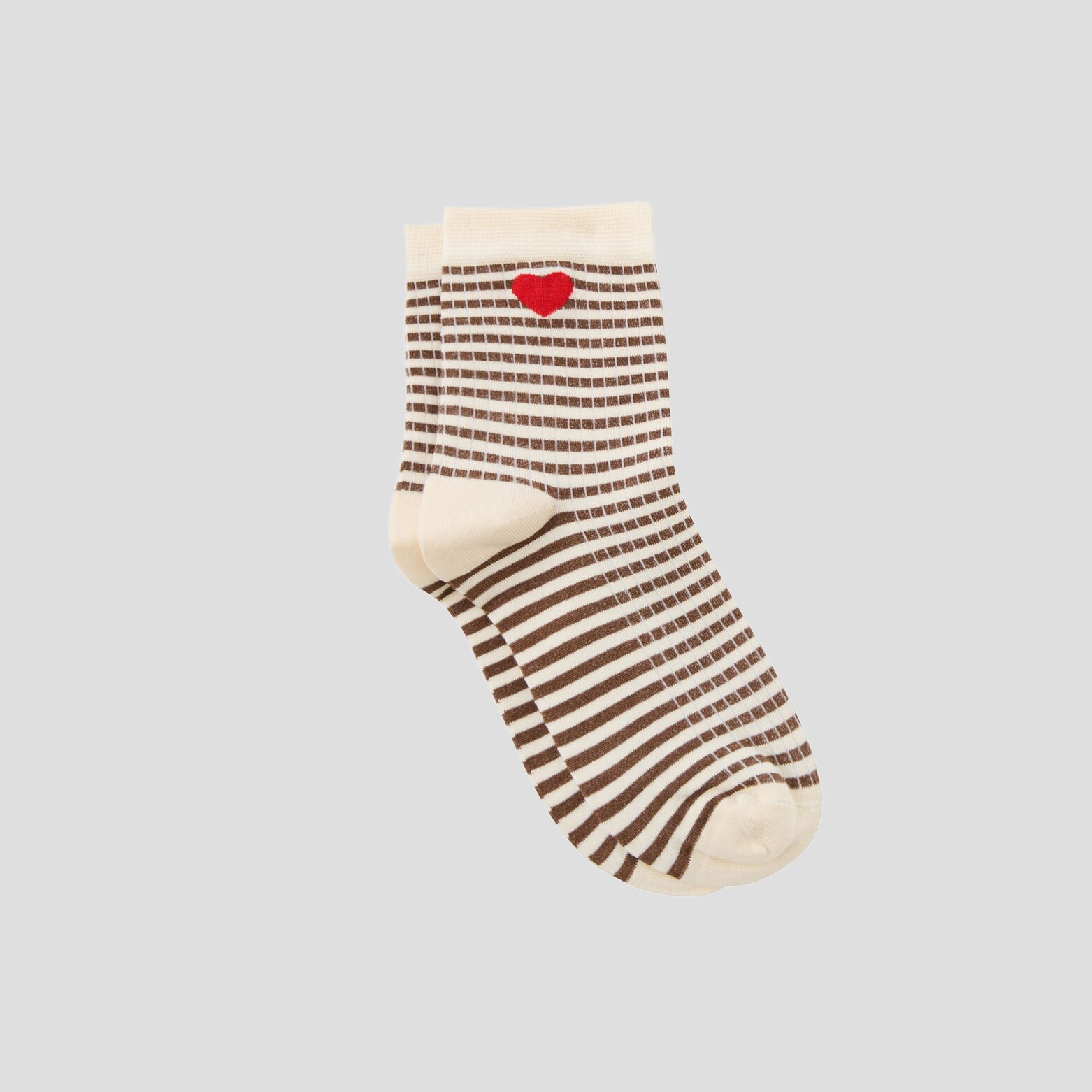 MISTRAL CHAUSSETTES RAYURES MULTICO BLANC