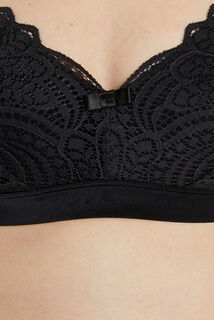 DENTELLE SOUTIEN-GORGE SA ALLAITEMENT NOIR