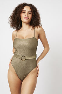 GANSE MAILLOT DE BAIN 1 PIECE OR