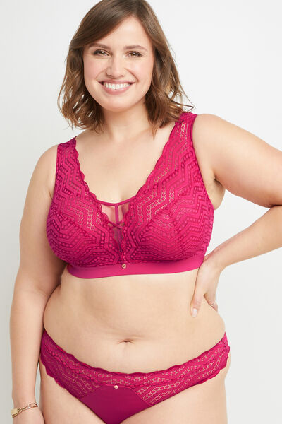 SOUTIEN-GORGE GRANDS BONNETS FUCHSIA