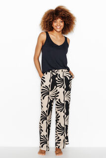 PLAGE PANTALON MULTICO NOIR