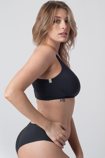 BRASSIERE MICRO RECYCLEE NOIR