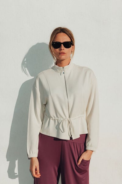 VESTE ECRU