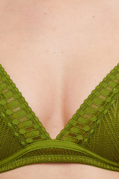 SOUTIEN-GORGE AMPLI DENTELLE VERT