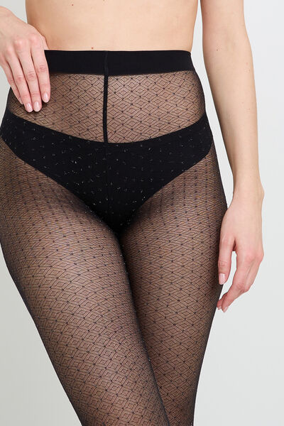 COLLANT FANTAISIE 20 DENIERS NOIR