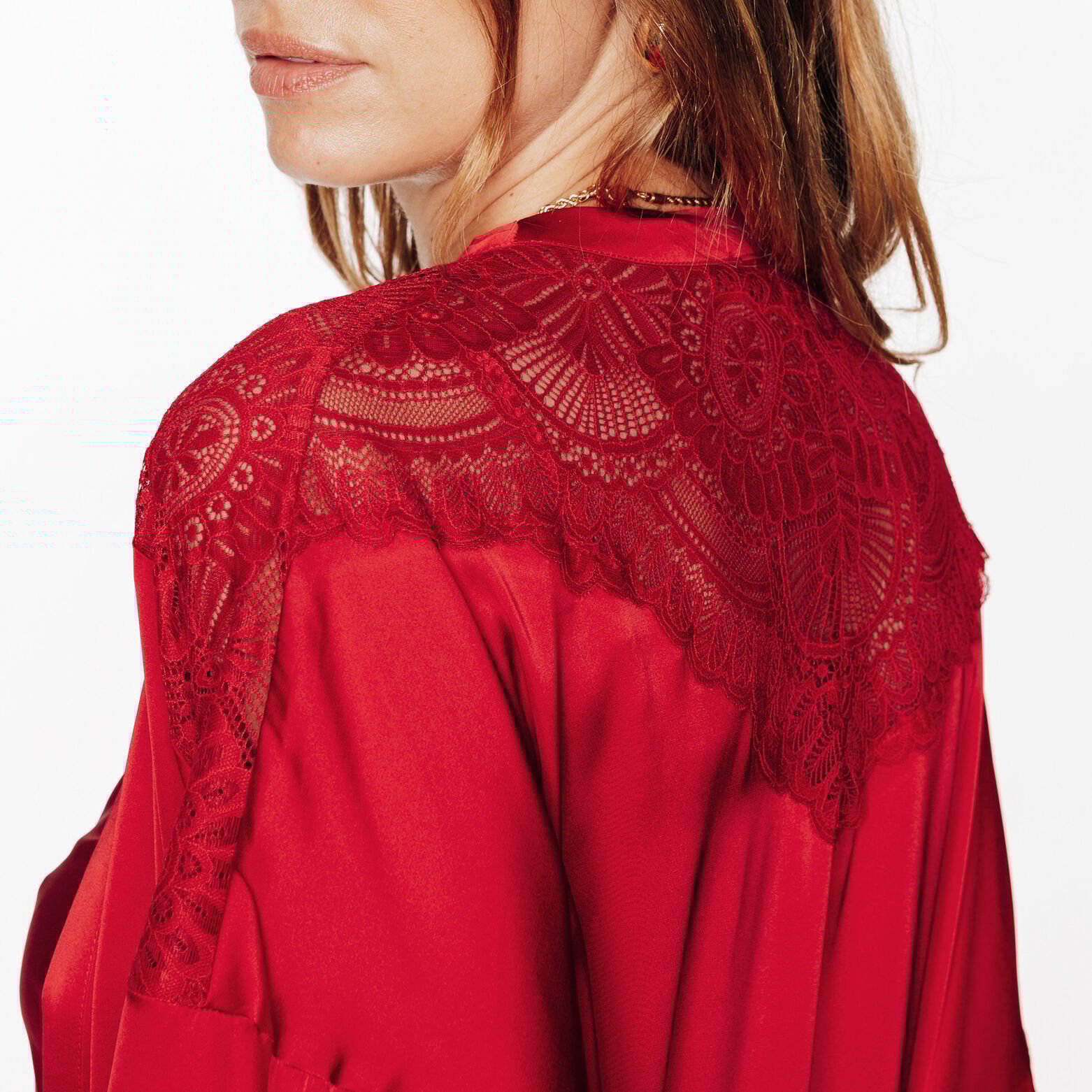 GLADIS KIMONO ROUGE
