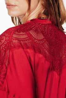GLADIS KIMONO ROUGE