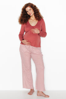INSOMNIA PYJAMA 2 PIECES GROSSESSE MULTICO ROSE