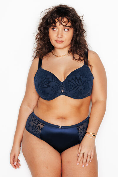 FANTINE SOUTIEN-GORGE AMPLI SPACER GRANDE TAILLE MARINE