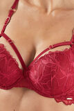 APOLLON SOUTIEN-GORGE PUSH UP DENTELLE BORDEAUX