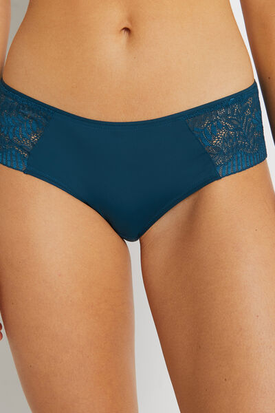 SHORTY DENTELLE PETROLE