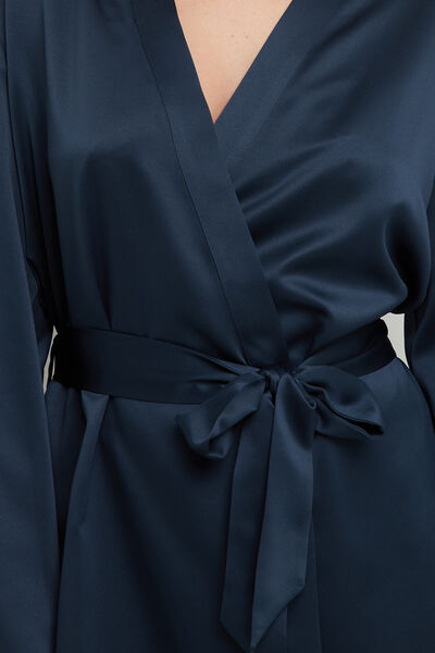 COCO DESHABILLE SATIN  BLEU