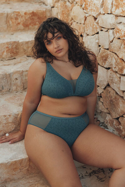 SOUTIEN-GORGE SANS ARMATURES PETROLE