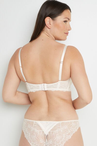 TINA SOUTIEN-GORGE BANDEAU DENTELLE BLANC