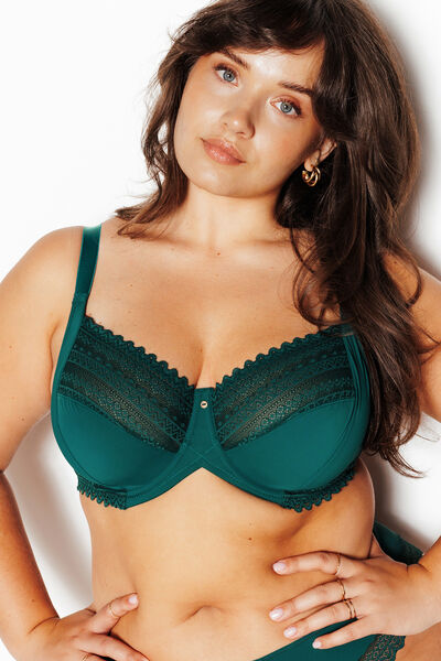 SOUTIEN-GORGE GRANDE TAILLE VERT