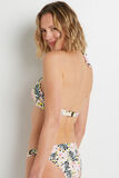 JIN MAILLOT DE BAIN TRIANGLE A ARMATURES BLANC/ROSE