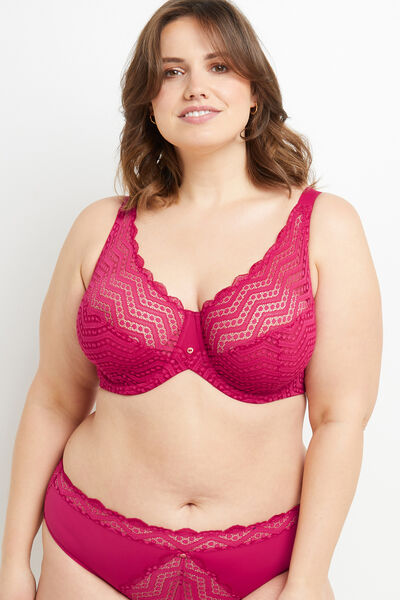 SOUTIEN-GORGE GRANDS BONNETS FUCHSIA