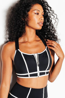 JIM BRASSIERE DE SPORT MULTICO NOIR
