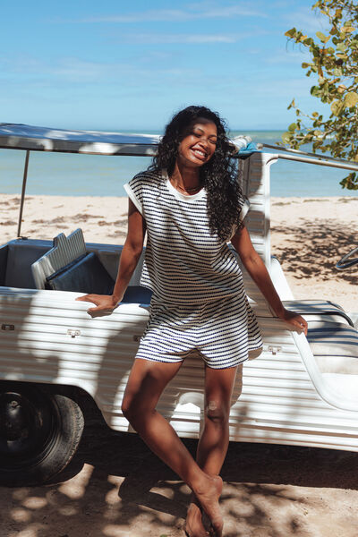 TSHIRT MANCHES COURTES MULTICO BLANC