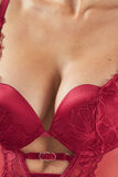 APOLLON BODY AMPLIFORME DENTELLE BORDEAUX