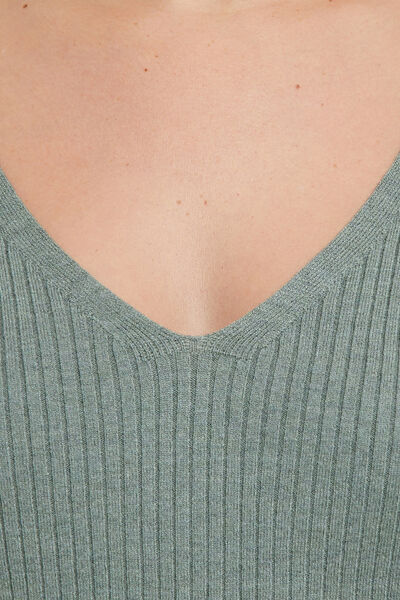 CAFE TOP VISCOSE KAKI