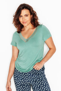 CAMILLE Tee-shirt manches courtes Vert clair