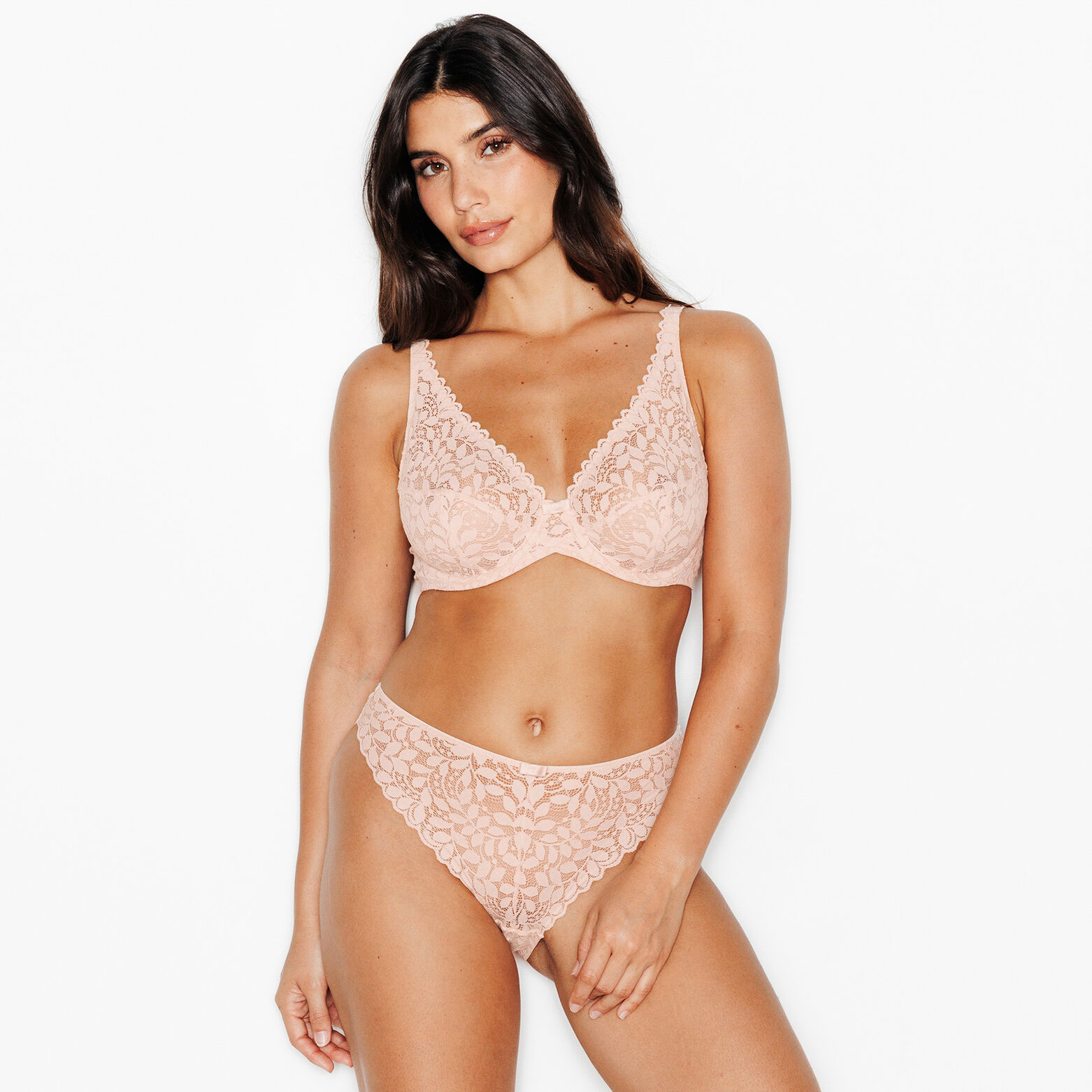 SUBLIME SOUTIEN-GORGE FOULARD EMBOITANT POUDRE