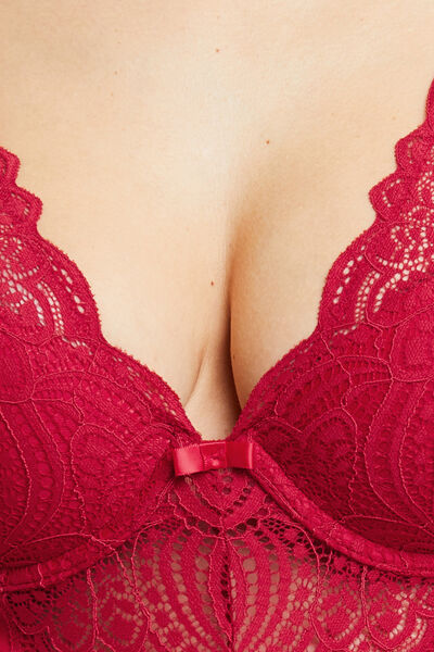 DENTELLE BODY ROUGE